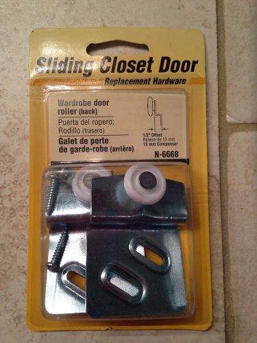 Sliding Closet Door Roller N-6668 Replacement Hardware1/2&#034; Offset