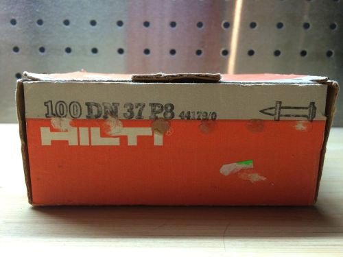 Box of 100 Hilti Concrete Nails Pins DN 37 P8