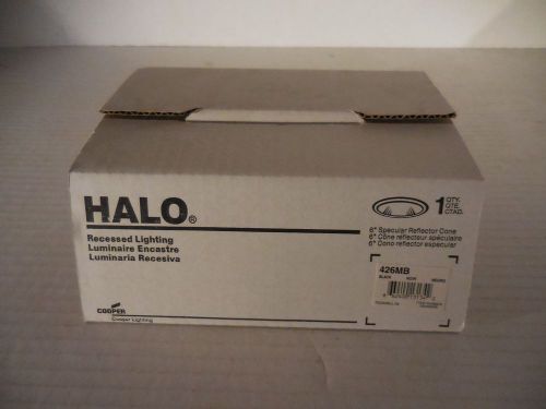 Cooper Lighting Halo Recessed Lighting 6&#034; Specular Reflectro Cone 426MB NIB