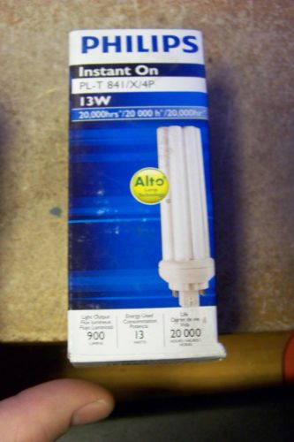 NEW Philips PL-T 841/X/4P 13Watts Fluorescent Instant On Bulb