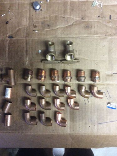 Copper fittings lot 1/2&#034; for sale