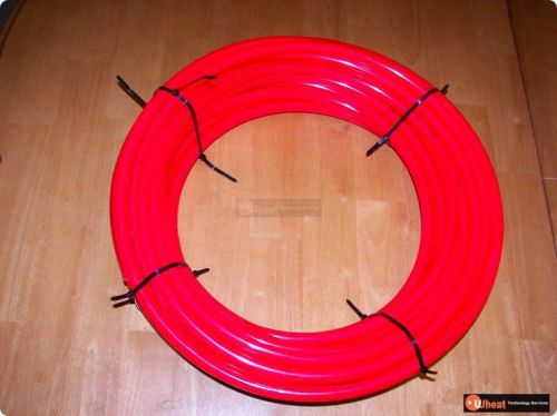 100 foot coil 1/2&#034; red oxygen barrier pex tubing • potable hydronic heat systems for sale