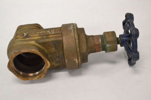Stockham 512 150 brass threaded 2 in gate valve b265151 for sale