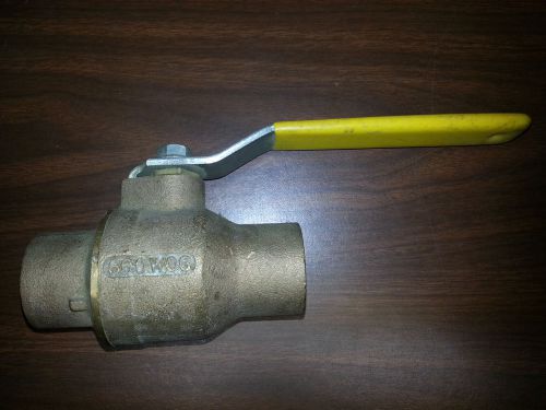 Brass Stainless Steel  Ball Valve, Lever, 1&amp;1/2&#034; APOLLO INT