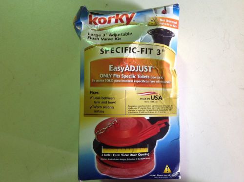 Korky 5030BP Adjustable Flush Valve Kit, 3-Inch