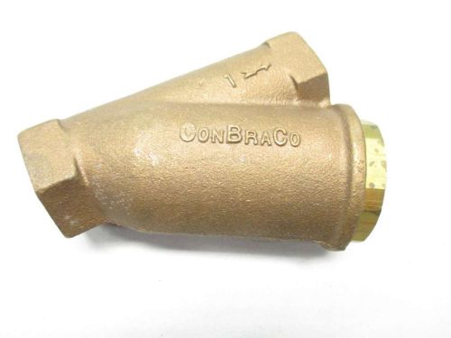 New conbraco y shape 400wog 1 in npt bronze threaded strainer d414680 for sale