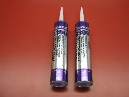 Geocel 2300 constuction tripolymer sealant 10.3 oz. tube - clear 2 tubes for sale