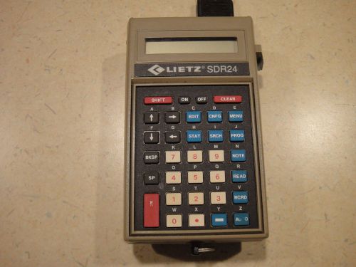 LIETZ SDR24 ELECTRONIC FIELD BOOK WITH CASE