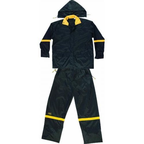 Xl Black Nylon Rainsuit R103X