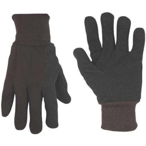 Brn Jersey Gloves W/PVC Dots 2009 CUSTOM LEATHERCRAFT Gloves 2009 084298200908