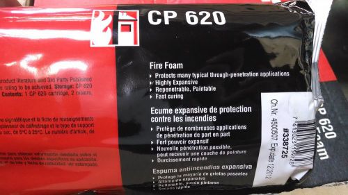 Hilti CP 620 Fire Foam #338725 EXPIRED 12/2012 - OPEN BOX - 11 Tubes - NOS