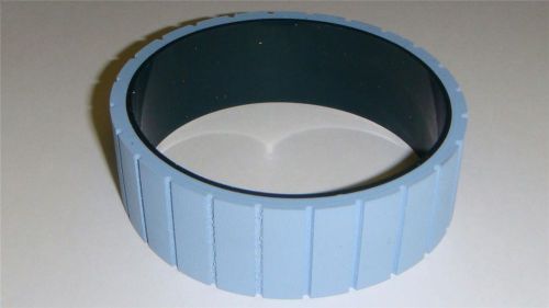 New oti part, replaces streamfeeder #23500162 grooved blue gum belt, 1&#034; x 9&#034; for sale