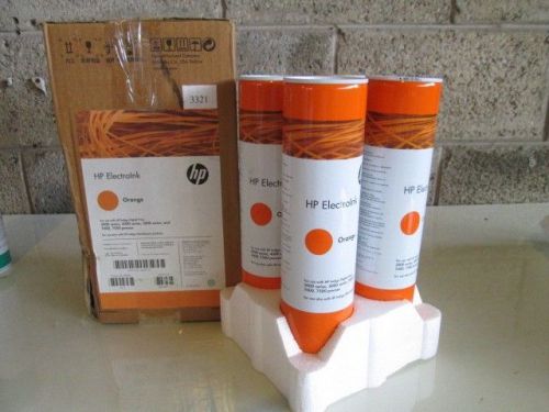 HP Indigo ElectroInk Q4091A Orange 4 Cans 3000/4000/5000/7000/7500