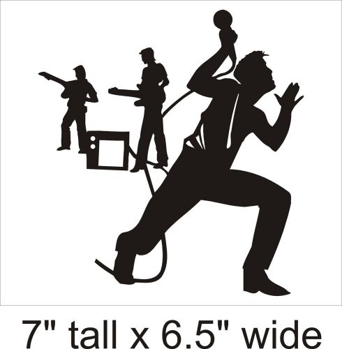 2X Eighties Poser Band Decal Vinyl Car i Pad Laptop Window Wall Sticker-FA89