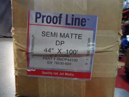 (1x) Proof Line Semi Matte DP 44 x 100 2&#034; 3&#034; Core SMDP44100