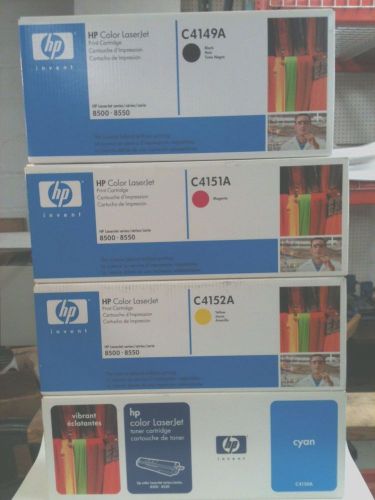 HP Color Laser Jet Toner Cartridge&#039;s C4150A, C4152A, C4151A, C4149A