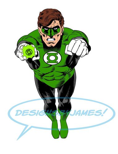 Green Lantern Vector Art