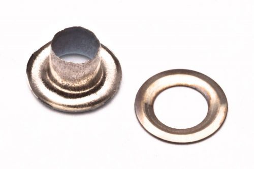 1000 #0 1/4&#034; grommet machine grommets &amp; washers nickel eyelets hand press tool for sale
