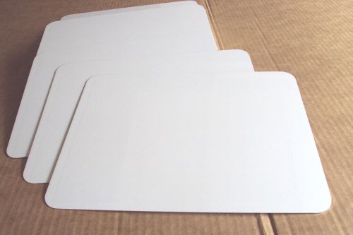 10pcs.8&#034;  x 12&#034; .032 white dye sumblimation aluminum sign blanks w/3/4&#034;rc). for sale