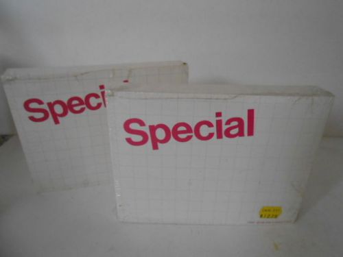 2 PKGS STORE SIGNS 5-1/2&#034; X 7&#034; WHITE GRID DESIGN &#034;SPECIAL&#034; HEAVY CARDED STOCK