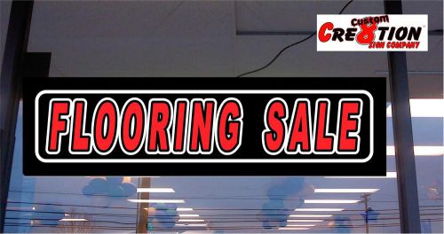 Led light up sign - flooring - neon/banner altern 46&#034;x12&#034; window sign bright! for sale