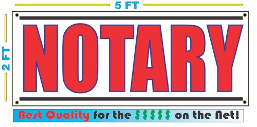 NOTARY Banner Sign NEW Larger Size Best Price for The $$$ Public Services