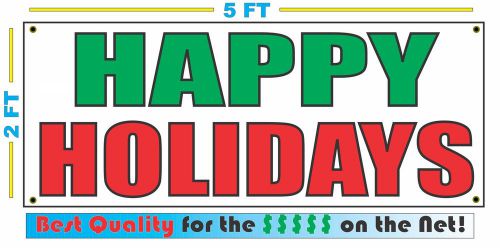 HAPPY HOLIDAYS Banner Sign NEW XXL Size Best Quality for the $$$