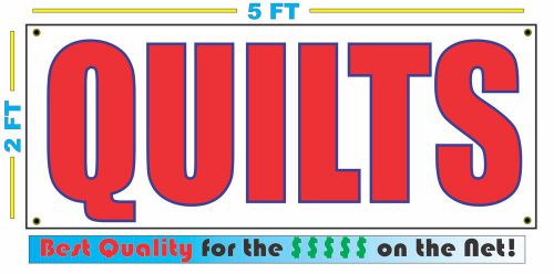 QUILTS Full Color Banner Sign NEW XXL Size Best Quality for the $$$