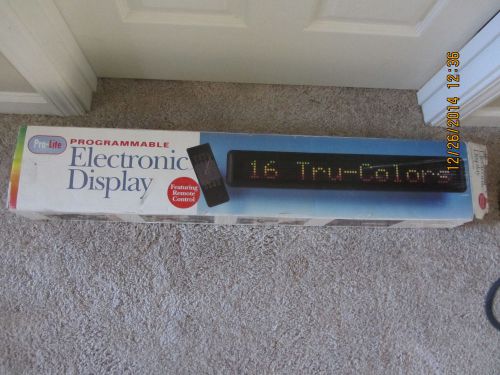 Pro-Lite 16 TruColor Message Sign,  PLM-2014R,With Remote,Perfect Used few Times