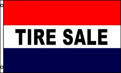 TIRE SALE Flag 3x5 Polyester