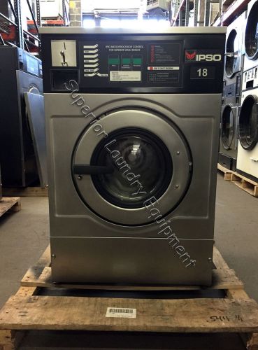 Ipso washer 18lb iwf018 165g-force 220v 1/3ph coin fully reconditioned for sale