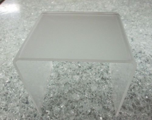 Quantity 12 Frosted Acrylic Risers P95  1/8&#034; 4&#034; x 4&#034; x 4&#034;