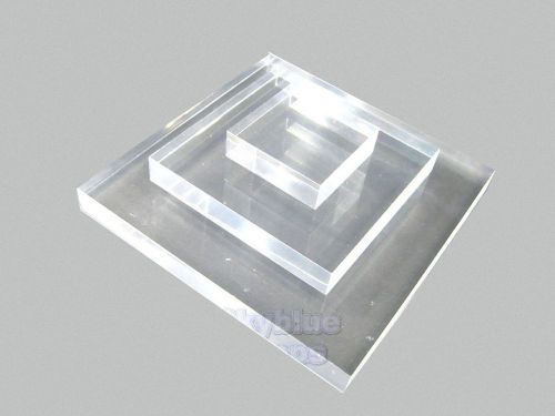 3 LAYER CLEAR ACRYLIC DISPLAY PLATFORM SHOWCASE STAND