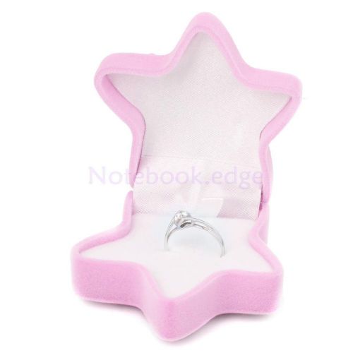 Velvet starfish earring ring wedding engagement jewelry display gift box xmas for sale
