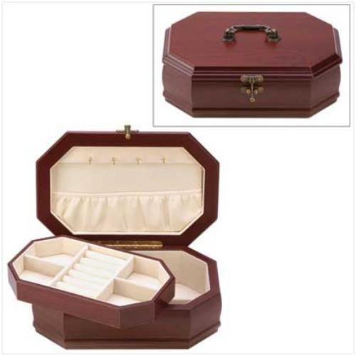 Elegant Wood Jewelry Box Home Locomotion