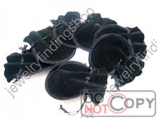6dozens black 2.5&#034;x 3&#034; velvet jewelry pouch