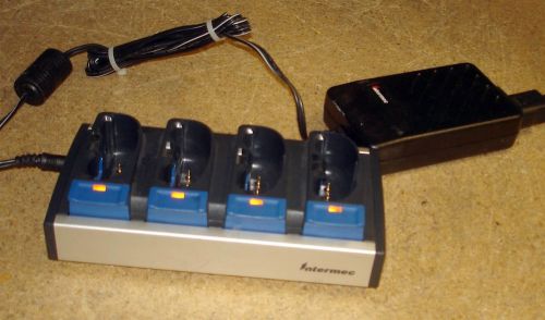 Intermec AC1 4 Slot Battery Charger For model CK30/31 w/ Power Supply
