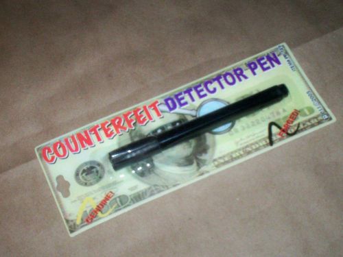 &#034;&#034; COUNTERFEIT DETECTOR PEN&#034;&#034;  Helps detect PHONY, FAKE, COUNTERFEIT DOLLAR BILL