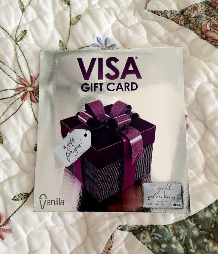 25 Dollar Unused Visa Card -Ready To Use!!  $25 On Card