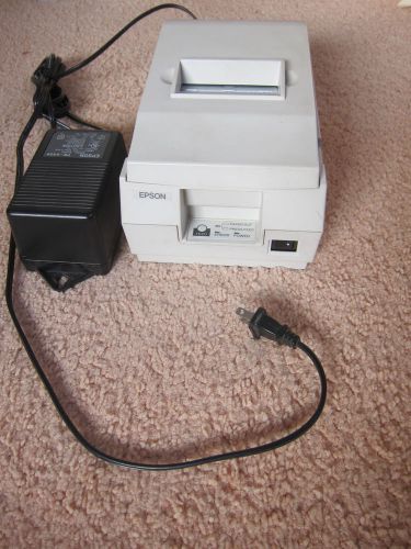 Epson TM-U200PD Receipt Printer M119D WHITE w/ OEM Power Supply