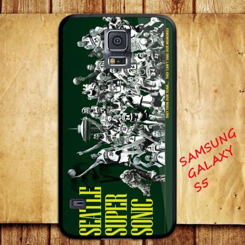iPhone and Samsung Galaxy - Seattle Super Sonics Memories Champions - Case