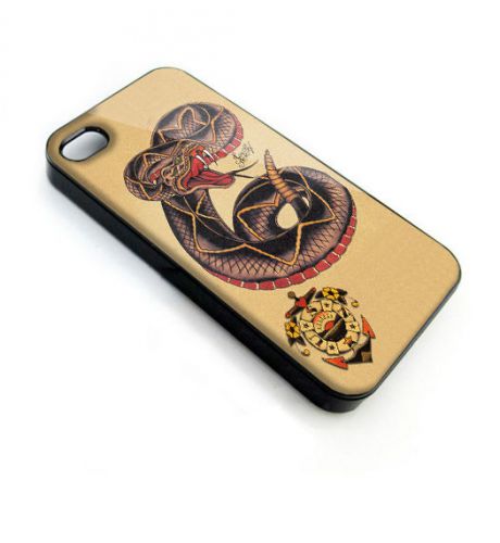 New Sailor Jerry Snakes Tatoo iPhone 4/4s/5/5s/5C/6 Case Cover kk3