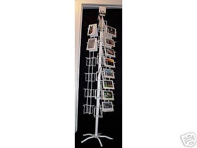 72 pocket 900 greeting card display rack spinner 5x7 made in usa for sale