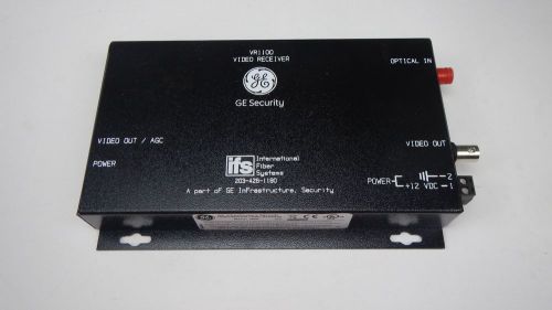 GE IFS International Fiber Systems VR1100 Video Security Receiver 203-426-1180