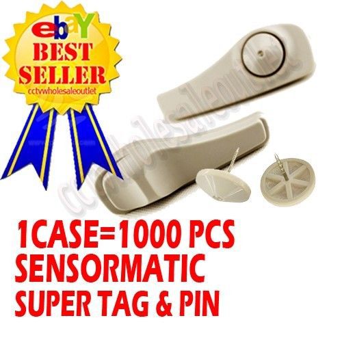 SENSORMATIC 1000 SUPER TAGS &amp; 1000 PINS