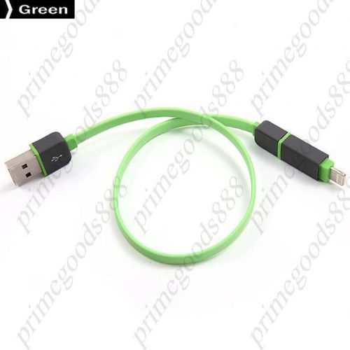 30 cm USB to Micro Lighting Cable 5 Pin to 8 Pin 30cm Adapter Charger Data Green