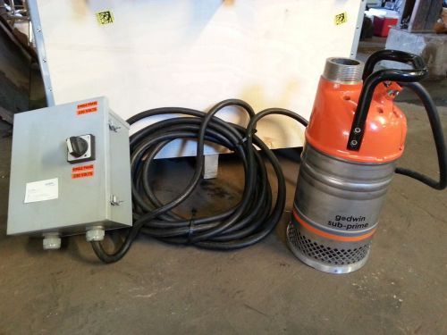 Godwin gsp25 electric submersible pump max. gpm 254, 2.5hp for sale