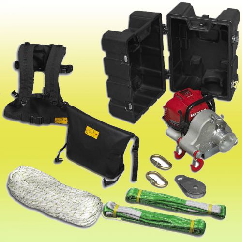 Portable Capstan Winch Hunting Kit,Great for Serious Hunters,With Carry Case