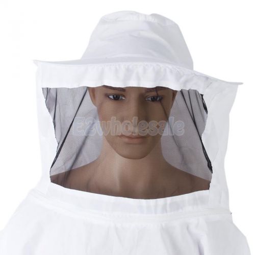 Beekeeping Jacket Veil Bee Protecting Suit Dress Smock Pull Equipment Cotton