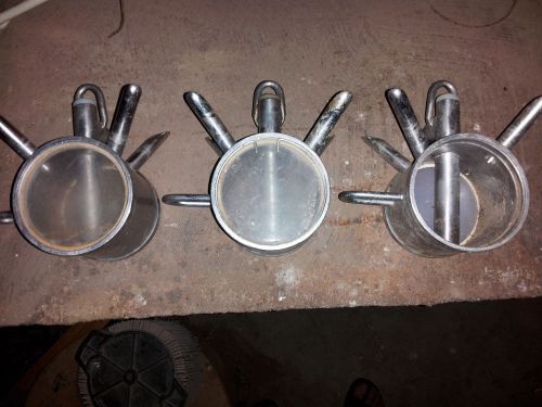 36 used Delaval milk claws